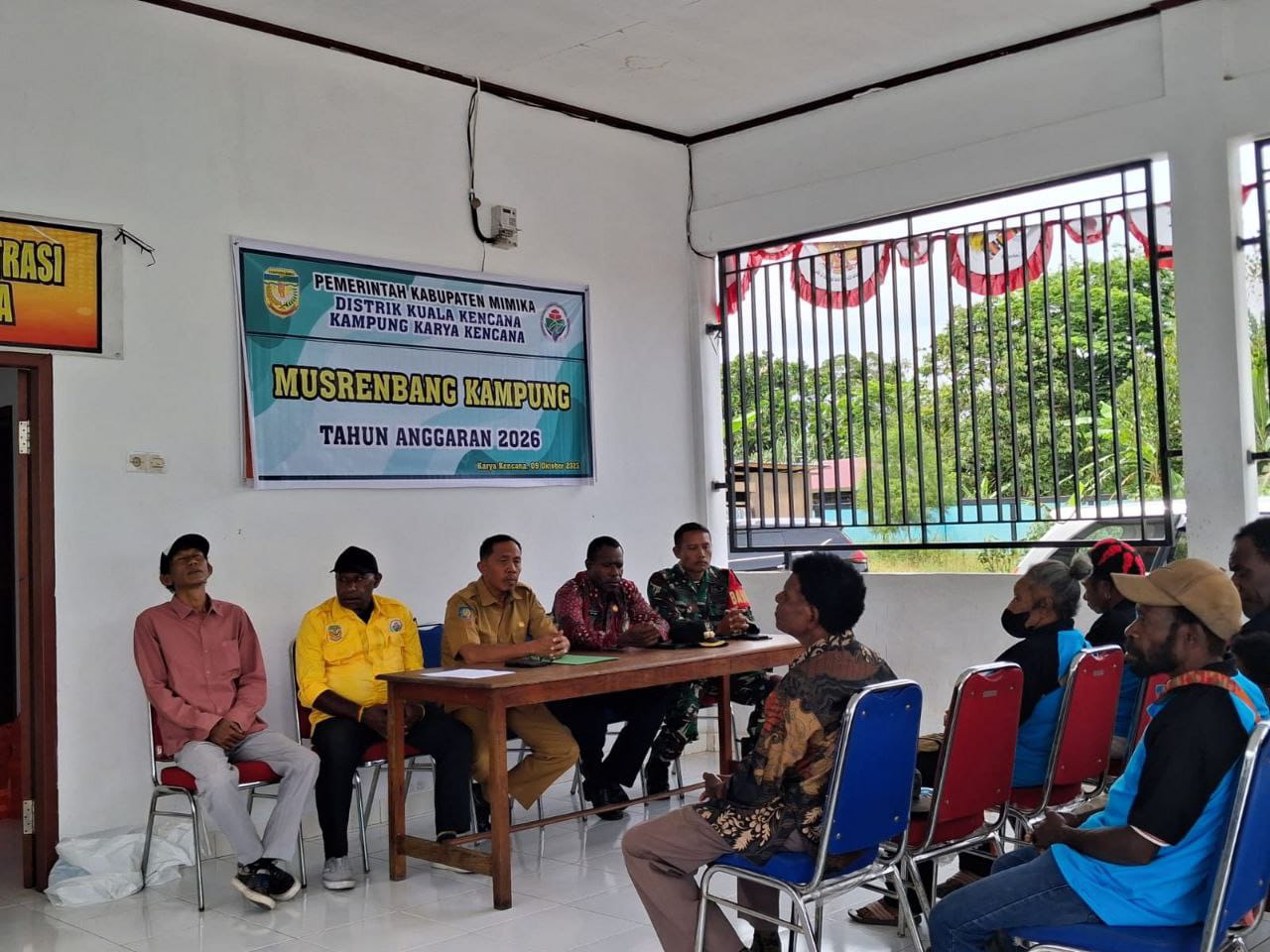 Dukung Program Pemerataan Pembangunan, Babinsa Koramil 1710-03/Kuala Kencana Hadiri Musrenbang Tingkat Kampung TA 2026 Dukung Program Pemerataan Pembangunan, Babinsa Koramil 1710-03/Kuala Kencana Hadiri Musrenbang Tingkat Kampung TA 2026