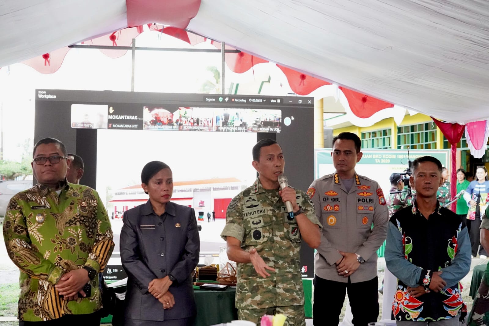 Pangdam Kasuari Ikuti Peresmian Koperasi Desa/Kelurahan Merah Putih Secara Virtual: Wujud Nyata Menuju Kedaulatan Ekonomi Rakyat
