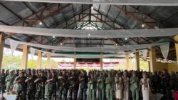 Personel Kodim Beserta Persit Terima Pengarahan Pangdam XVII/Cenderawasih