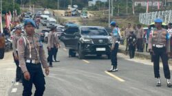 Polres Maybrat Laksanakan Pengamanan Ibadah Syukur HUT Ke-74 Theofani dan Doa Pemulihan di Alun-Alun Faitmayaf