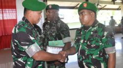 Dandim 1710/Mimika Pimpin Acara Tradisi Korps Pindah Satuan, Masuk Satuan dan Purna Tugas Personel Kodim 1710/Mimika Dandim 1710/Mimika Pimpin Acara Tradisi Korps Pindah Satuan, Masuk Satuan dan Purna Tugas Personel Kodim 1710/Mimika
