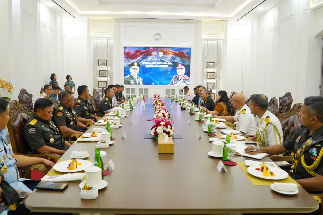 Perkuat Hubungan Pertahanan, Panglima TNI Terima Kunjungan Pangab India Perkuat Hubungan Pertahanan, Panglima TNI Terima Kunjungan Pangab India
