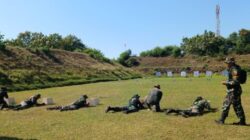 Kodim 0820/Probolinggo Gelar Latihan Menembak Senjata Ringan Semester II Tahun 2025