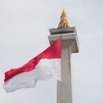 Bendera Merah Putih, Gagah Berkibar Saat Gladi Upacara HUT ke-80 TNI Bendera Merah Putih, Gagah  Berkibar Saat Gladi Upacara HUT ke-80 TNI