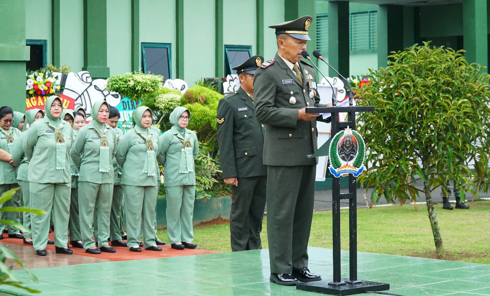 Perayaan Puncak HUT ke- 80 TNI, Kodim 0906/Kutai Kartanegara Gelar Upacara Perayaan Puncak HUT ke- 80 TNI, Kodim 0906/Kutai Kartanegara Gelar Upacara