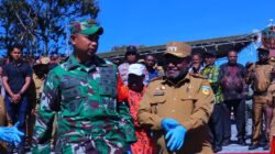 Kodim 1714/PJ Dukung Pemda Dalam Pemusnahan Miras di Kabupaten Puncak Jaya