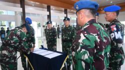 Danlanud Sultan Hasanuddin Pimpin Penerimaan Jabatan Kadispers dan Sertijab Kepala RSAU dr. Dody Sardjoto