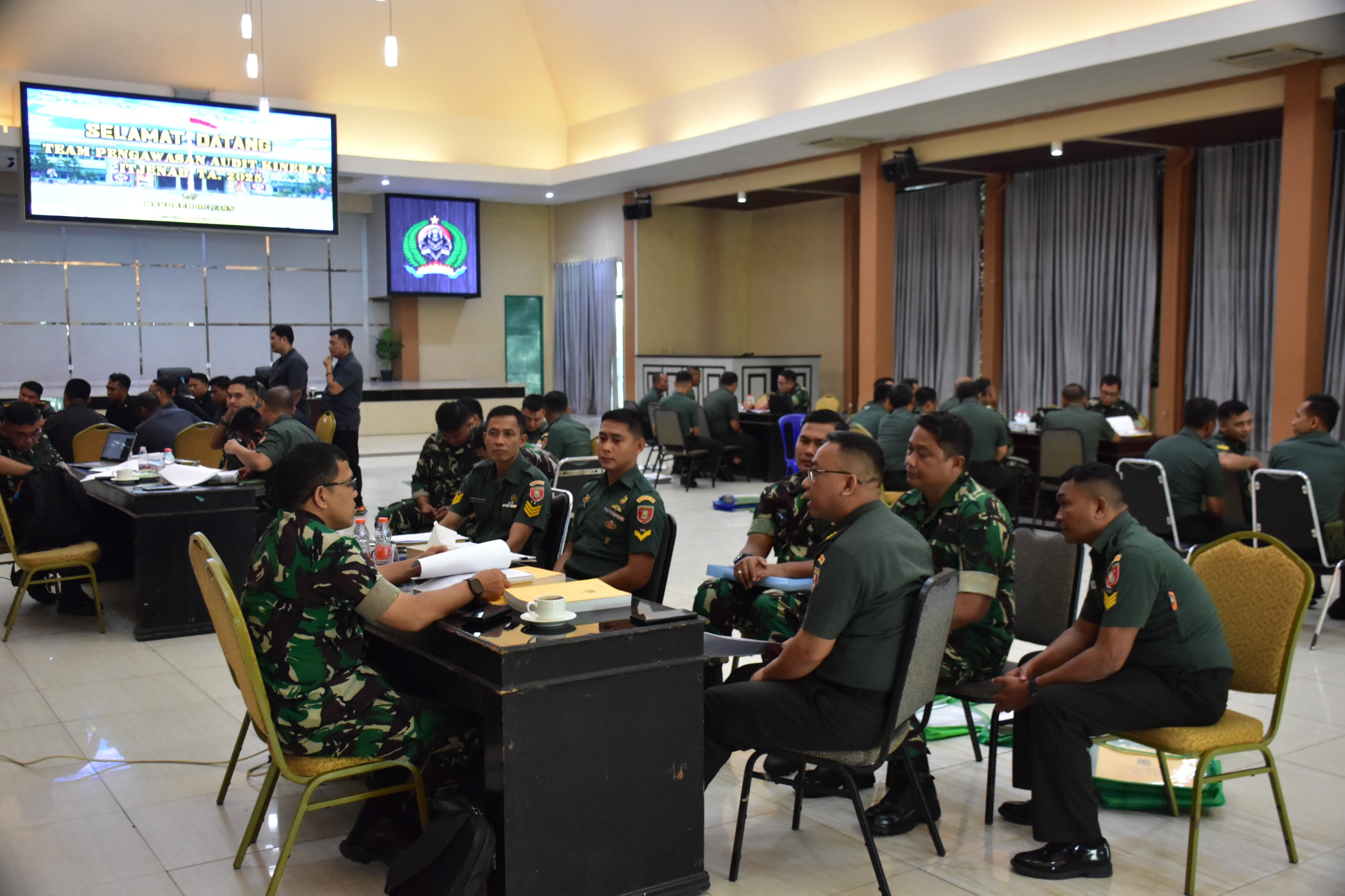 Taklimat Awal Audit Kinerja Itjenad TA 2025 di Korem 091/ASN