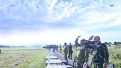 Lanud Sultan Hasanuddin Sukses Dukung Latihan Para Dasar Kostrad, 180 Prajurit Disematkan Brevet Para