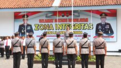 Kapolres Probolinggo Kota Pimpin Upacara Sertijab Kabag SDM, Kabag Log, Kasat Lantas dan Kapolsek Tongas