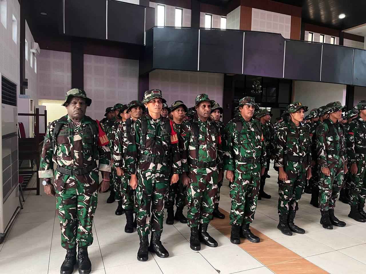 Perkuat Mitigasi Bencana, Personel Kodim 1710/Mimika Ikuti Apel Kesiapsiagaan Bencana Hidrometeorologi 2025 Perkuat Mitigasi Bencana, Personel Kodim 1710/Mimika Ikuti Apel Kesiapsiagaan Bencana Hidrometeorologi 2025