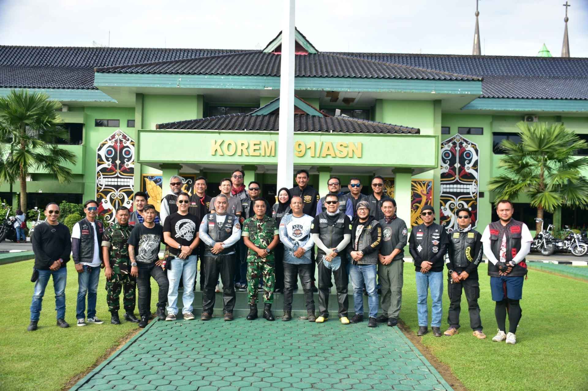 Silaturahmi, Danrem 091/ASN Terima kunjungan Direktur Utama PT. PLN Nusa Daya,
