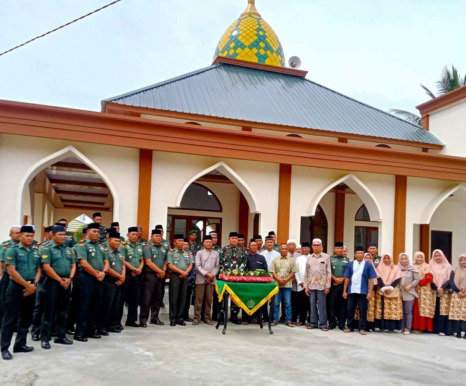 Tingkatkan Keimanan Dan Ketaqwaan Anggota Prajurit, Dandim 0906/Kkr Resmikan Mushola Darul Jihat