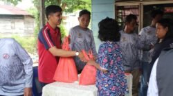 Stasiun Bakamla TBK Salurkan Paket Sembako Sambut HUT ke-20 Bakamla RI