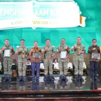 Kodim 1505/Tidore Raih Juara III Wanra pada KASAD Award Kampung Pancasila
