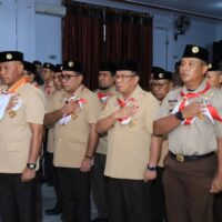 Dandim 1505/Tidore Hadiri Pengukuhan Majelis Pembimbing dan Pengurus Kwarcab Pramuka
