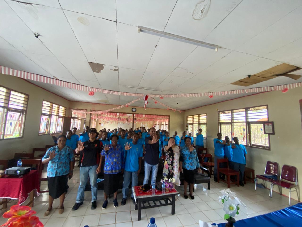 Cegah Kekerasan Sejak Dini, Sat Reskrim Polres Maybrat Sosialisasi ke Pelajar SMP Negeri 2 Aifat