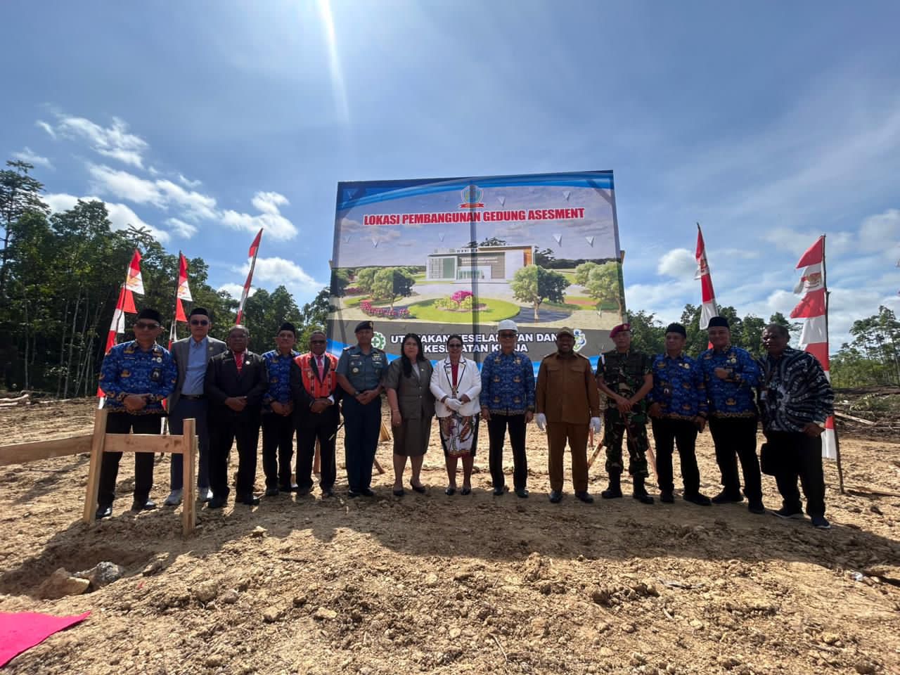 Armada III Hadiri Launching Manajemen Talenta ASN dan Peletakan Batu Pertama Gedung Assessment di Sorong Selatan