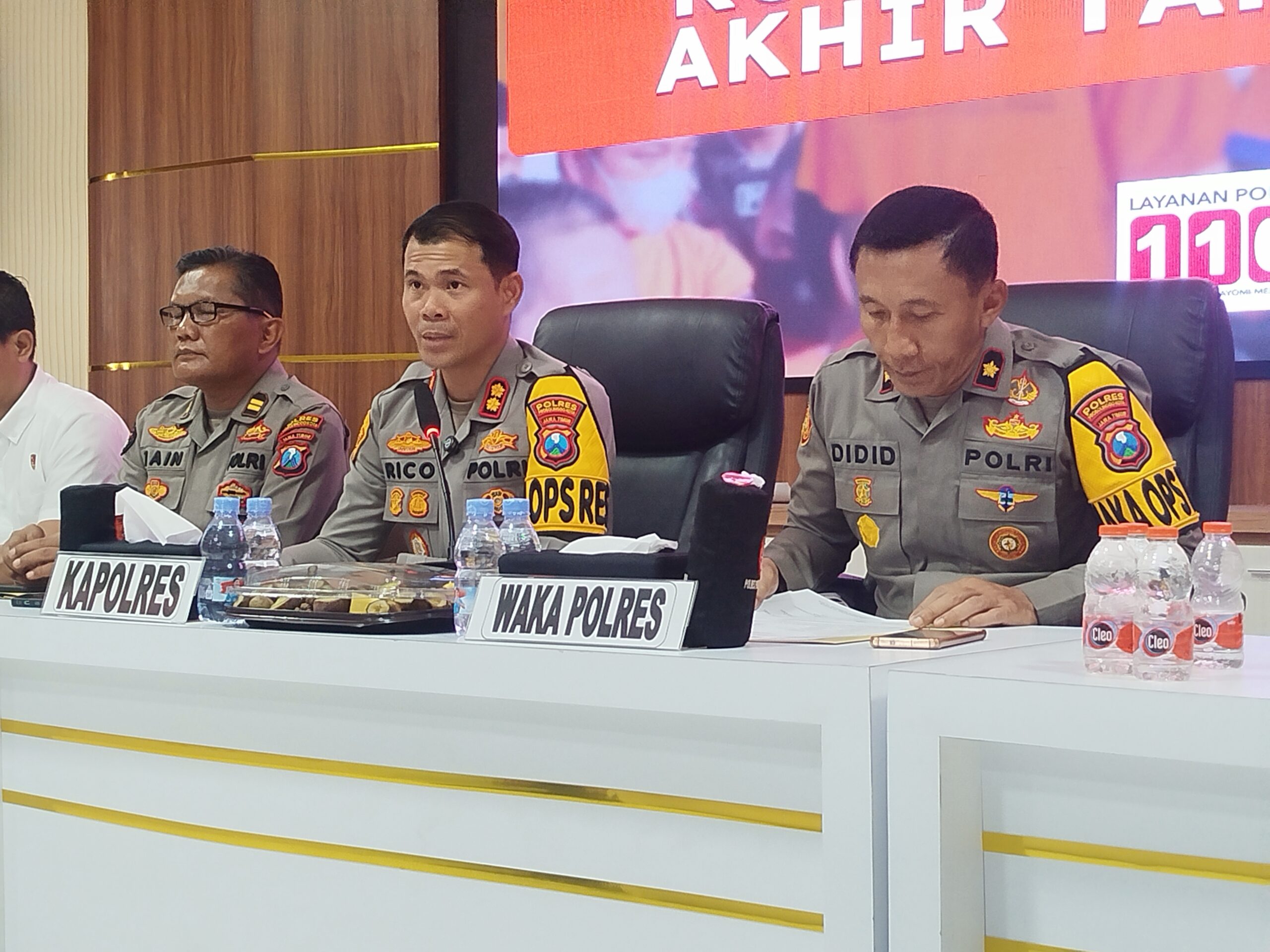 Rilis Akhir Tahun 2025 Kasus Narkoba Turun, Laka Lantas Menyusut, Polres Probolinggo Kota Ungkap Kinerja Sepanjang Tahun