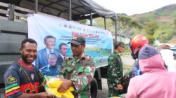 Gerakan Pangan Murah Kodim 1714/Puncak Jaya, Wujud Kepedulian Untuk Stabilitas Harga Beras