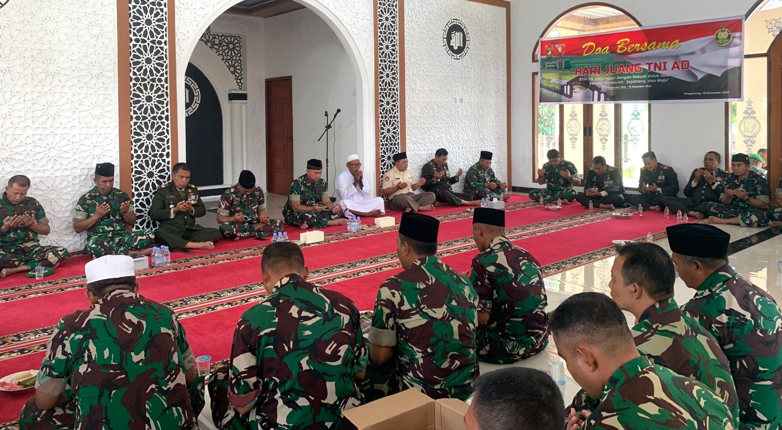 Peringati Hari Juang TNI AD Ke 80, Kodim 0906/Kkr Gelar Doa Bersama