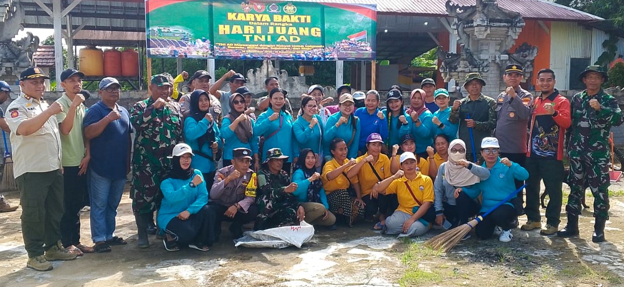 Peringati Hari Juang TNI AD, Koramil14 Gelar Karya Bakti Pembersihan Tempat Ibadah Peringati Hari Juang TNI AD, Koramil14 Gelar Karya Bakti Pembersihan Tempat Ibadah
