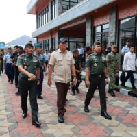 KODIKLAT TNI Terima Kunjungan Menhan RI dan Panglima TNI, Resmikan dan Tinjau Fasilitas Pendidikan SePa PK TNI