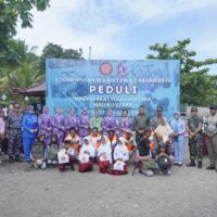 Dandim 1505/Tidore Hadiri Aksi Sosial Kogabwilhan III Peduli Masyarakat Pulau Maitara