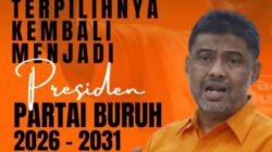 Said Iqbal Kembali Terpilih Pimpin Partai Buruh Periode 2026-2031 Melalui Mufakat