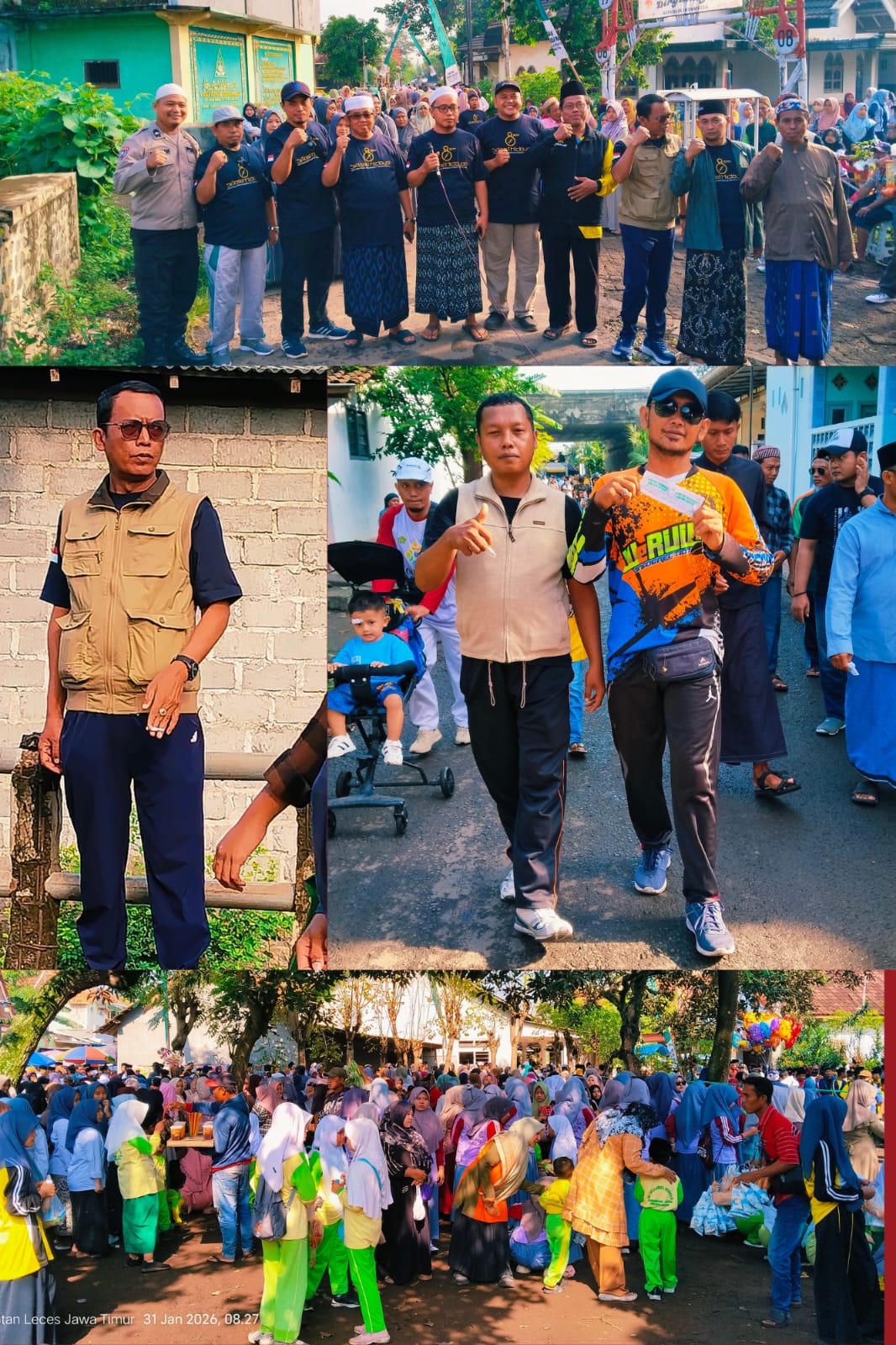 JALAN SEHAT DALAM RANGKA MILAD PONDOK PESANTREN SULLAMUL HIDAYAH KE-158