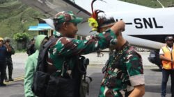 Perintah Presiden Program Pembuatan Jembatan Infrastruktur Pedesaan Danrem 173/PVB Kunjungi Kodim 1714/Puncak Jaya