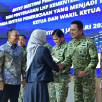 Panglima TNI Dampingi Menhan RI Hadiri Entry Meeting Pemeriksaan Keuangan di BPK RI