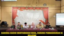 Babinsa Hadiri Musyawarah Desa, Dukung Pembangunan di Wilayah