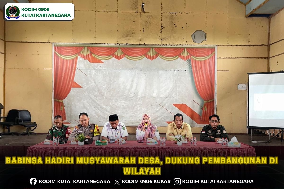 Babinsa Hadiri Musyawarah Desa, Dukung Pembangunan di Wilayah Babinsa Hadiri Musyawarah Desa, Dukung Pembangunan di Wilayah