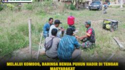 Melalui Komsos, Babinsa Benua Puhun Hadir di Tengah Masyarakat