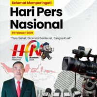 Memperingati Hari Pers Nasional (HPN) Tahun 2026, Pemimpin Redaksi Media Online Nasional Sniper86.com