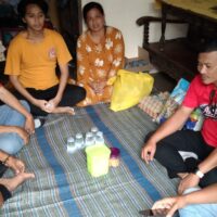 AWPR Kunjungi Berikan Bantuan kepada Penderita Tumor Ganas di Mangunharjo kota probolinggo