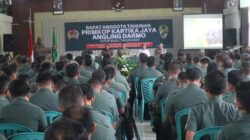 Primkop Kartika Jaya Angling Darmo Kodim Bojonegoro Gelar RAT Tutup Buku Tahun 2025