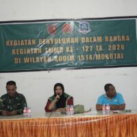 Satgas TMMD Ke-127 Kodim 1514/Morotai Gelar Penyuluhan Antikorupsi dan Pertanian di Desa Darame