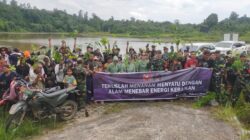 Hijaukan Lingkungan, Satgas TMMD Wiltas Ke-127 Kodim 0912/Kubar Gelar Penanaman Pohon di Lapak Oros