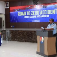 Lanud Sultan Hasanuddin Gelar Ceramah Lambangja Road to Zero Accident
