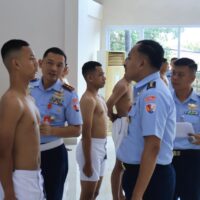 Casis Bintara PK TNI AU A-57 Lanud Sultan Hasanuddin Jalani Sidang Pantukhirda