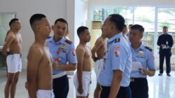 Casis Bintara PK TNI AU A-57 Lanud Sultan Hasanuddin Jalani Sidang Pantukhirda