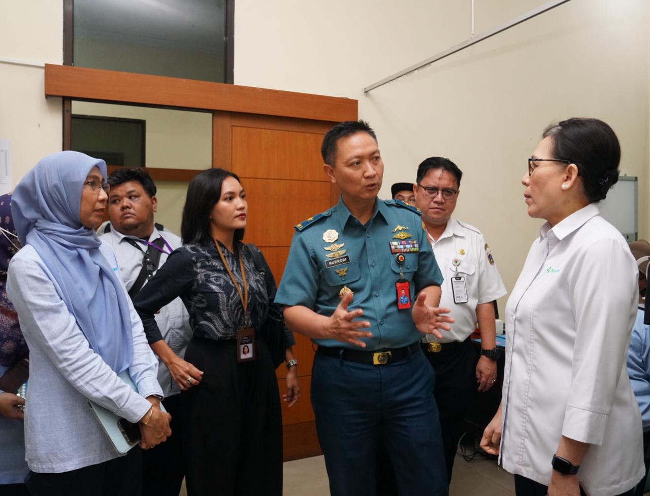 TNI Dukung Program Pemerintah, Wakapuskes TNI Tinjau Pelaksanaan CKG di FKTP Mabes TNI