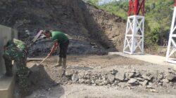 Jembatan Gantung Desa Burlah Aceh Tengah Tembus 50 Persen, TNI AD Percepat Akses Antar Desa