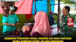 Sambangi Pedagang Pasar, Babinsa Loa Kulu Pastikan Harga Sembako Stabil Selama Ramadhan Sambangi Pedagang Pasar, Babinsa Loa Kulu Pastikan Harga Sembako Stabil Selama Ramadhan