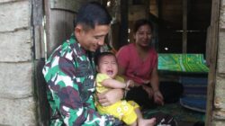 Dansatgas TMMD Kunjungi Rumah Warga Penerima Bantuan RTLH di Linggang Amer