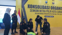 Pelatihan Darurat Senkom Surabaya Jelang Mudik