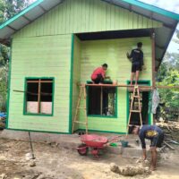 Sentuhan Akhir Satgas TMMD, RTLH Kini Tampak Lebih Cantik dan Nyaman