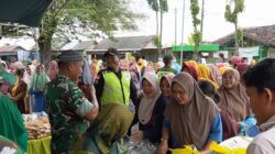 Secara Serentak dan Tersebar, Jajaran TNI Kodim Bojonegoro Gelar Bazar Murah dan Takjil Ramadan